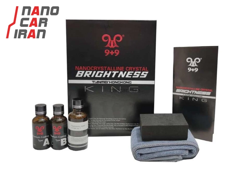 کیت نانو سرامیک بدنه خودرو 30 میلی لیتری کینگ تیانمی مدل برایتنس